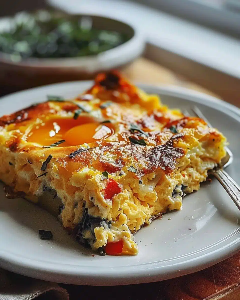 Cottage Cheese Egg Bake
