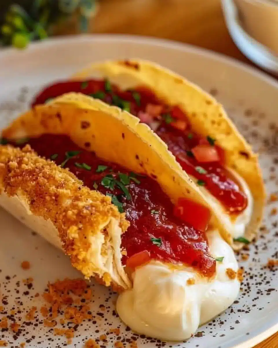 Easy Cheesecake Tacos