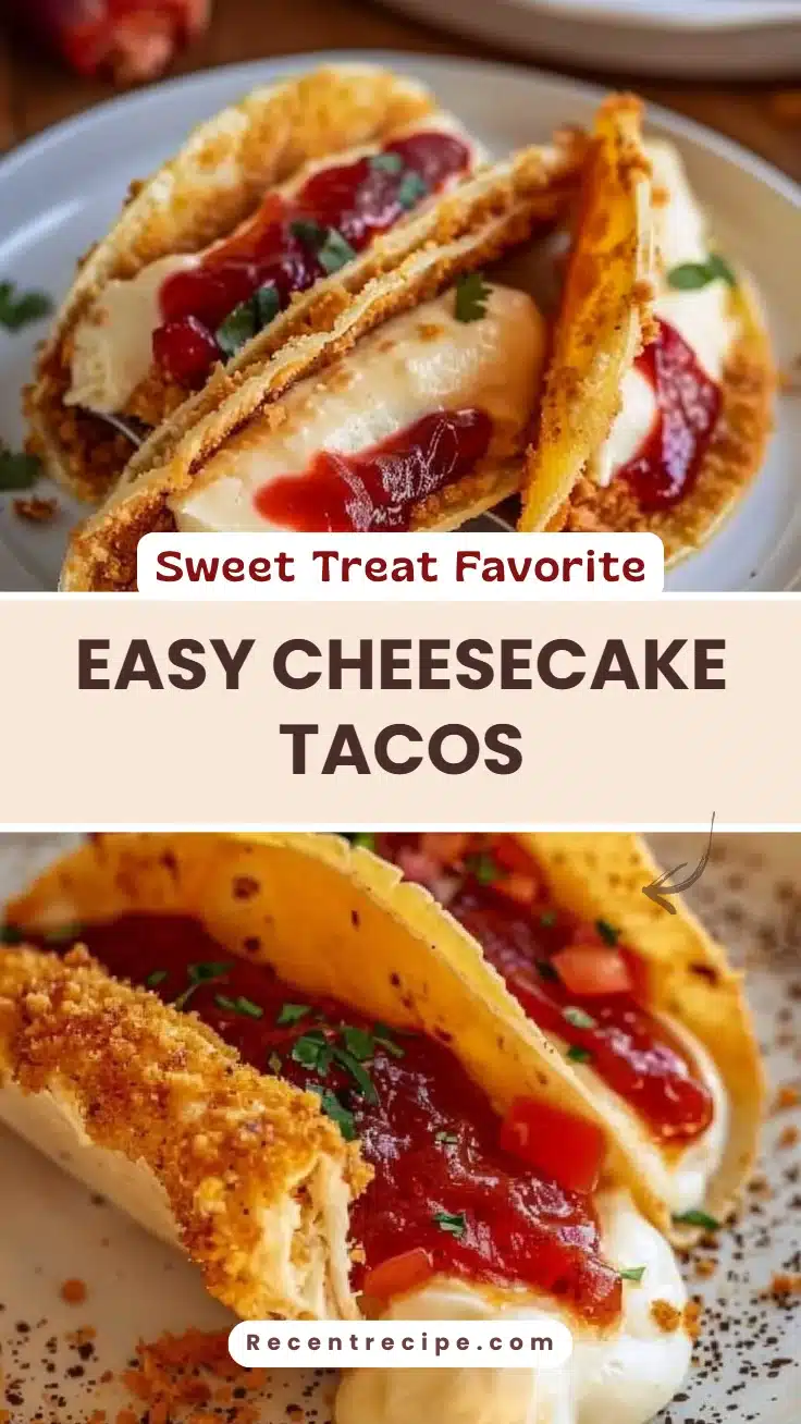Easy Cheesecake Tacos
