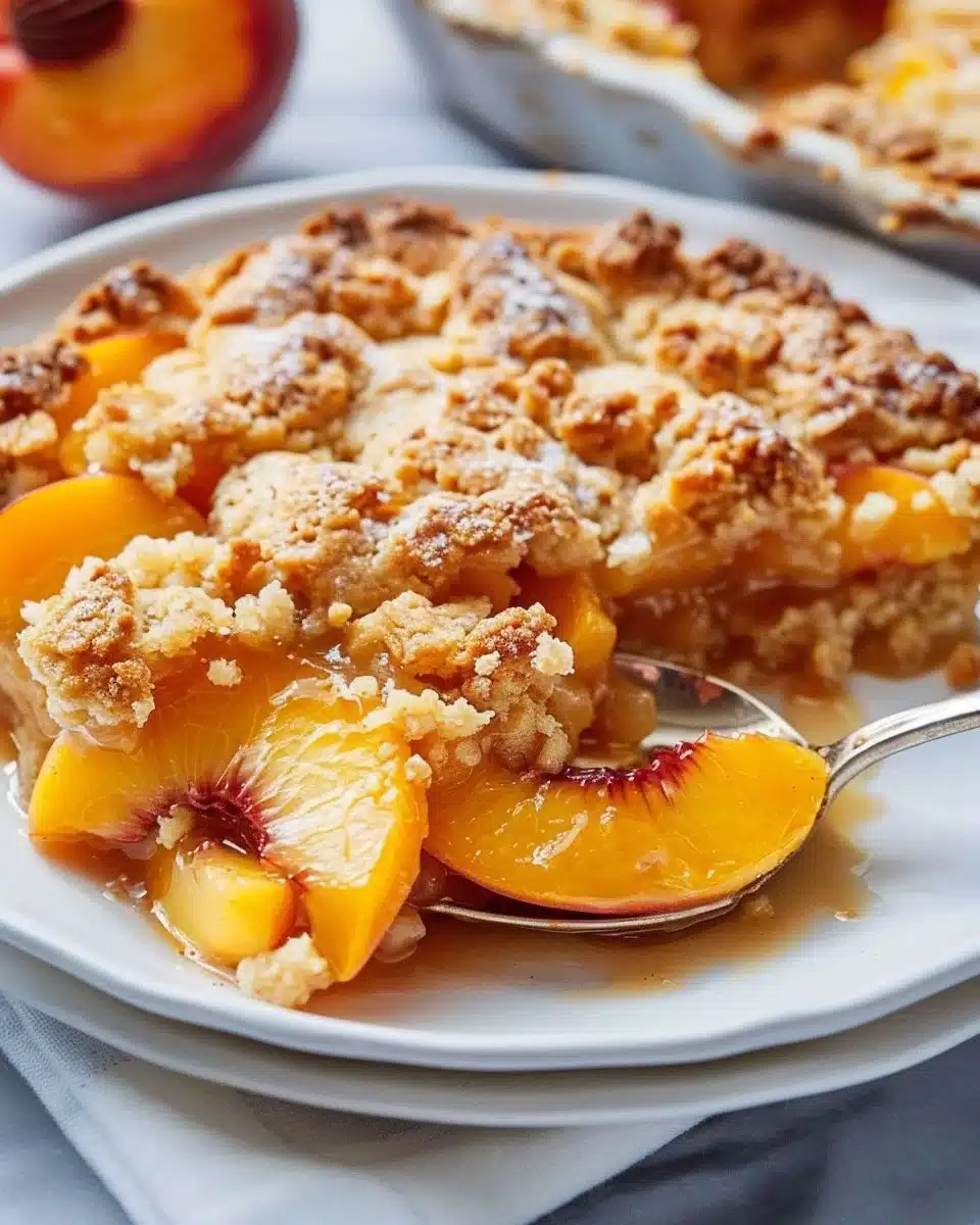 Easy Peach Cobbler