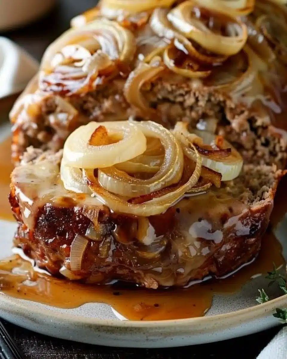 French Onion Meatloaf