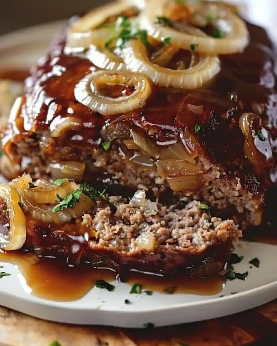 French Onion Meatloaf