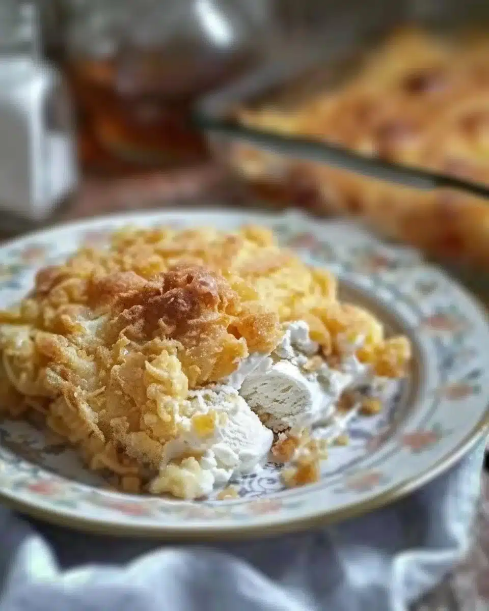 “Fried” Ice Cream Dessert