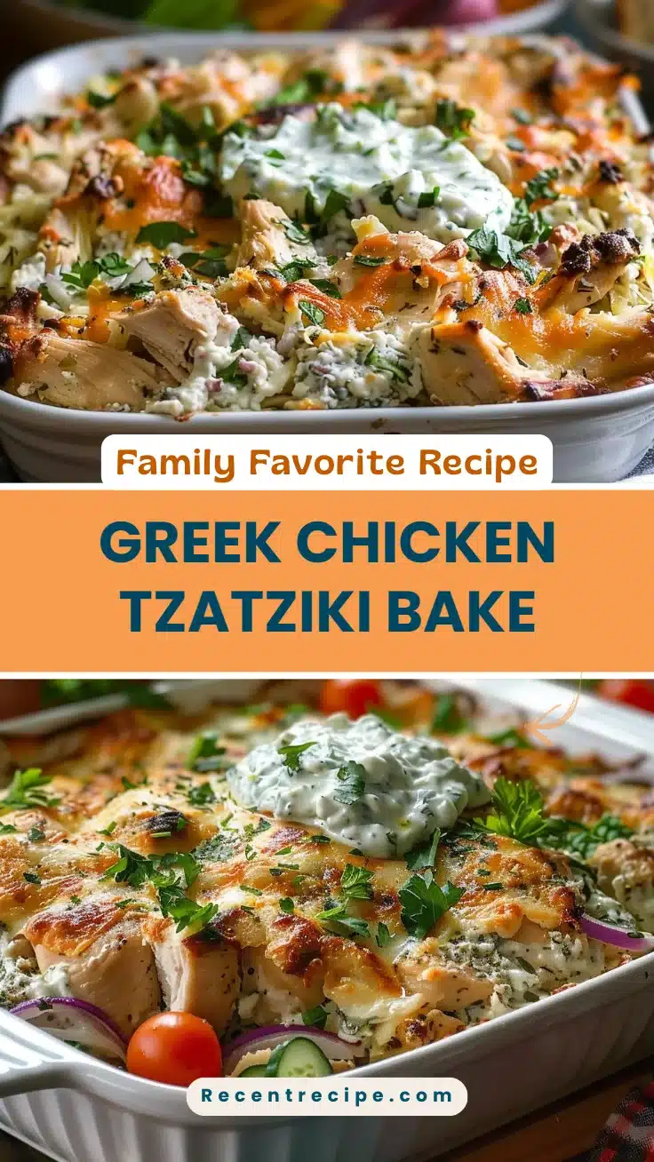 Greek Chicken Tzatziki Bake