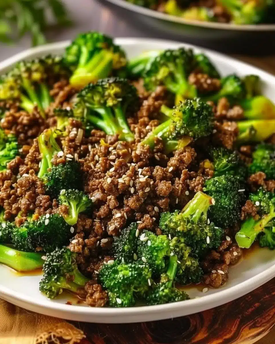 Ground Beef And Broccoli