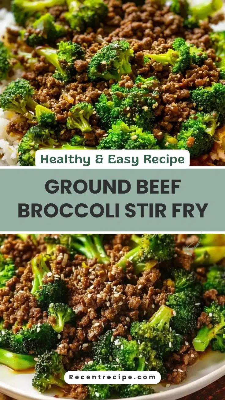 Ground Beef Broccoli Stir Fry