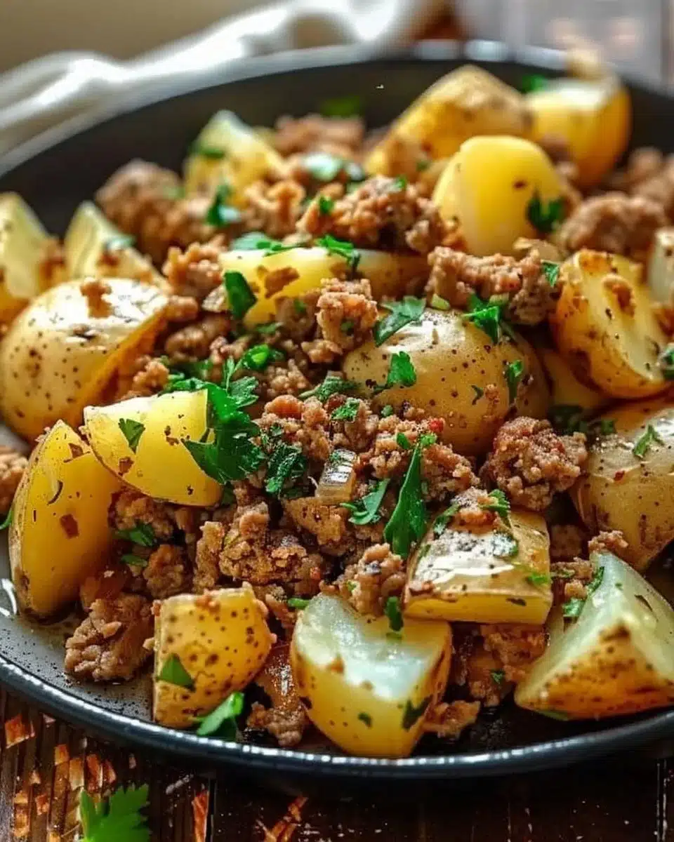 Ground Turkey with Potatoes