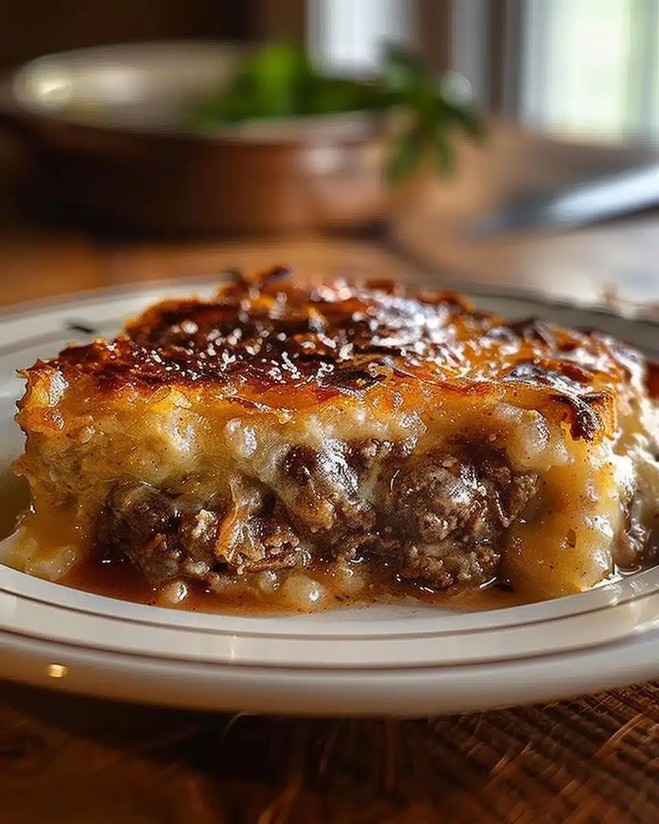 Amish Hamburger Steak Bake