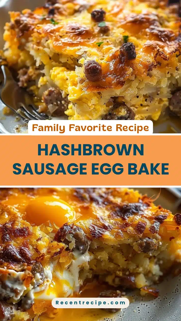 Hashbrown Sausage Egg Bake