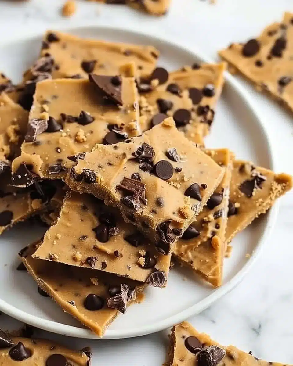 Healthy Cookie Dough Bark