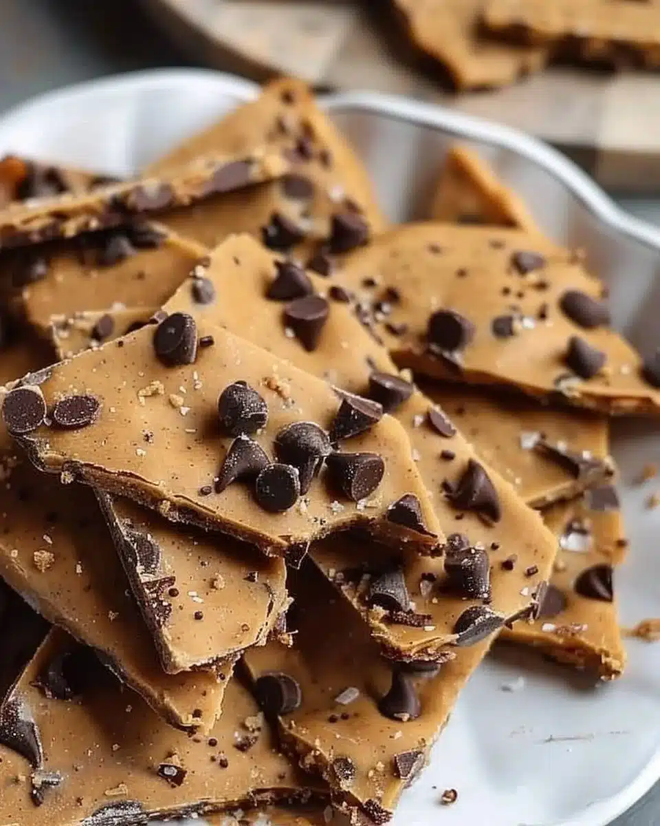 Healthy Cookie Dough Bark