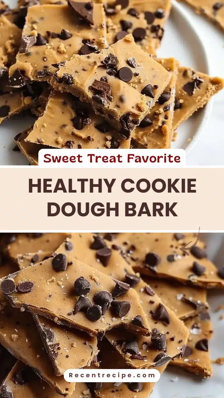 Healthy Cookie Dough Bark