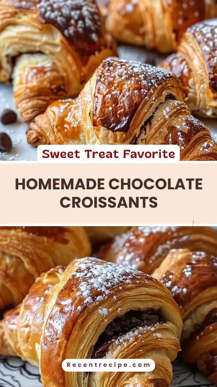 Homemade Chocolate Croissants