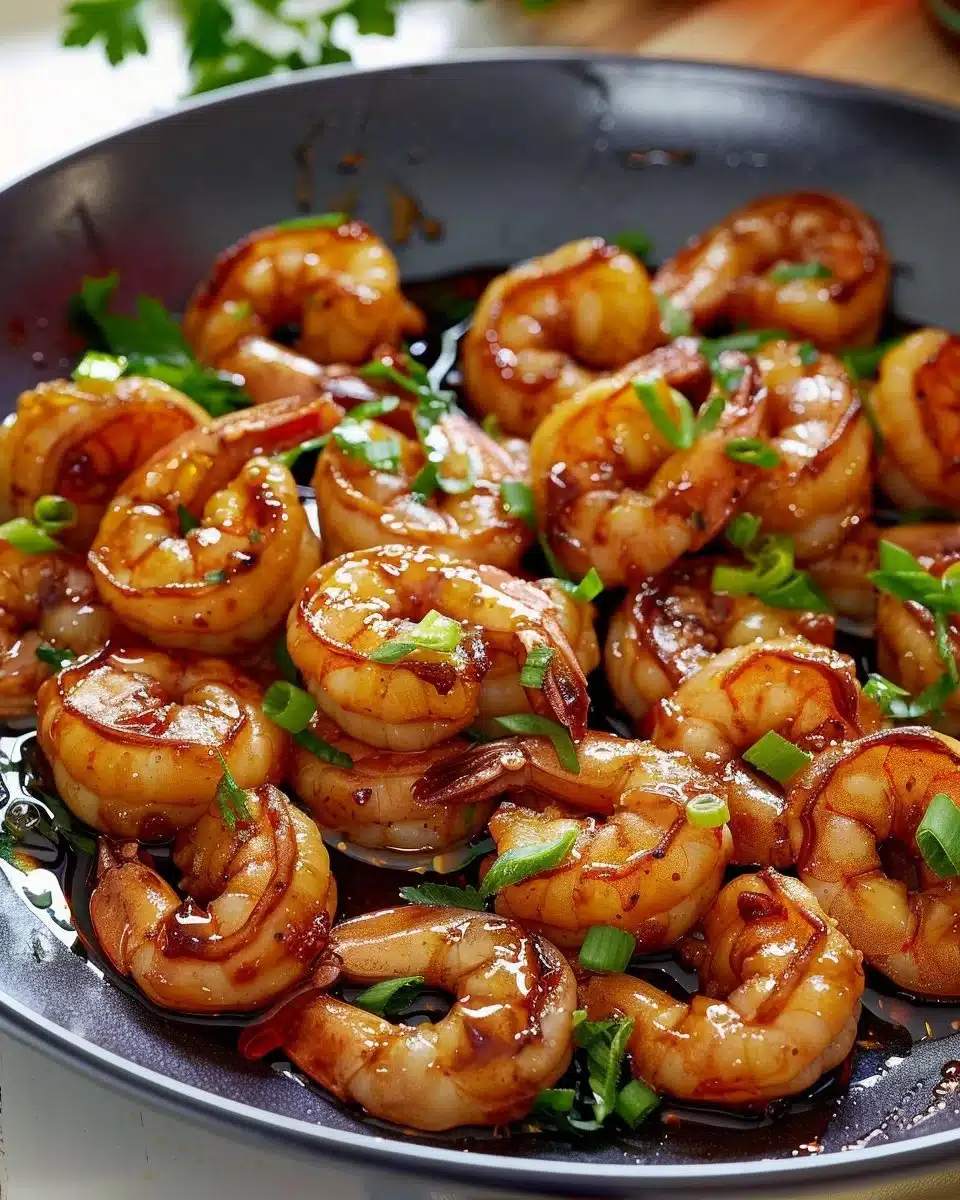 High-Protein Honey Garlic Shrimp