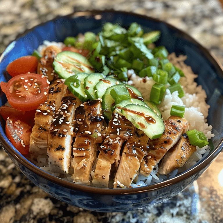 The Ultimate Easy Chicken Rice Bowl Recipe