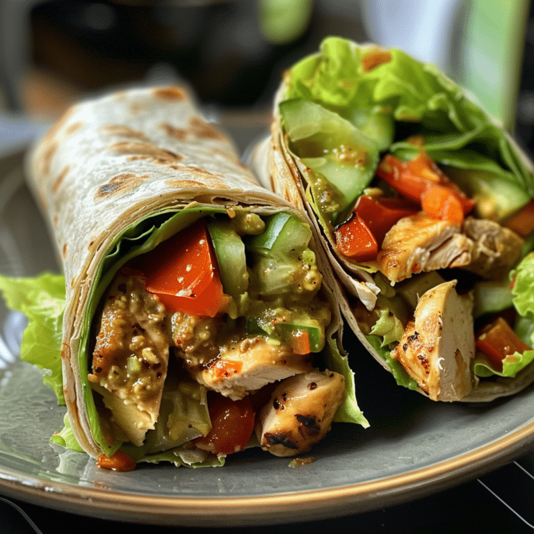 The Ultimate Summer Chicken Wrap Recipe (Light & Fresh)