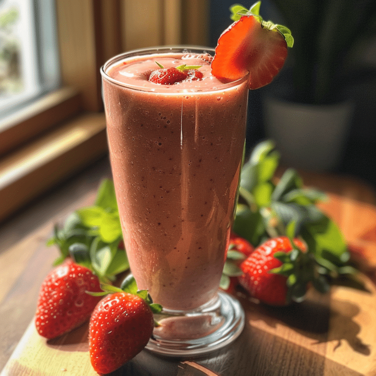 The Ultimate Summer Strawberry Smoothie Recipe