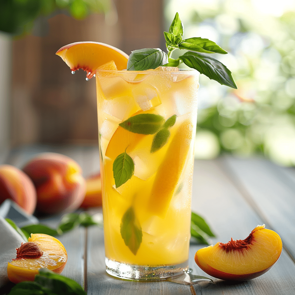 Sweet Peach Sunrise Lemonade – Tangy, Fresh, and Easy