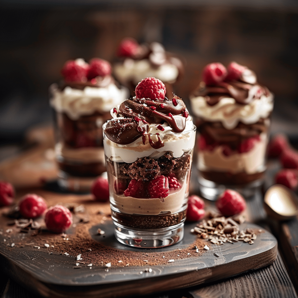 Mini Brownie Schokomousse Trifles: Indulgent Layers at Home
