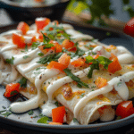 Protein Chicken Enchiladas With Dreamy White Sauce