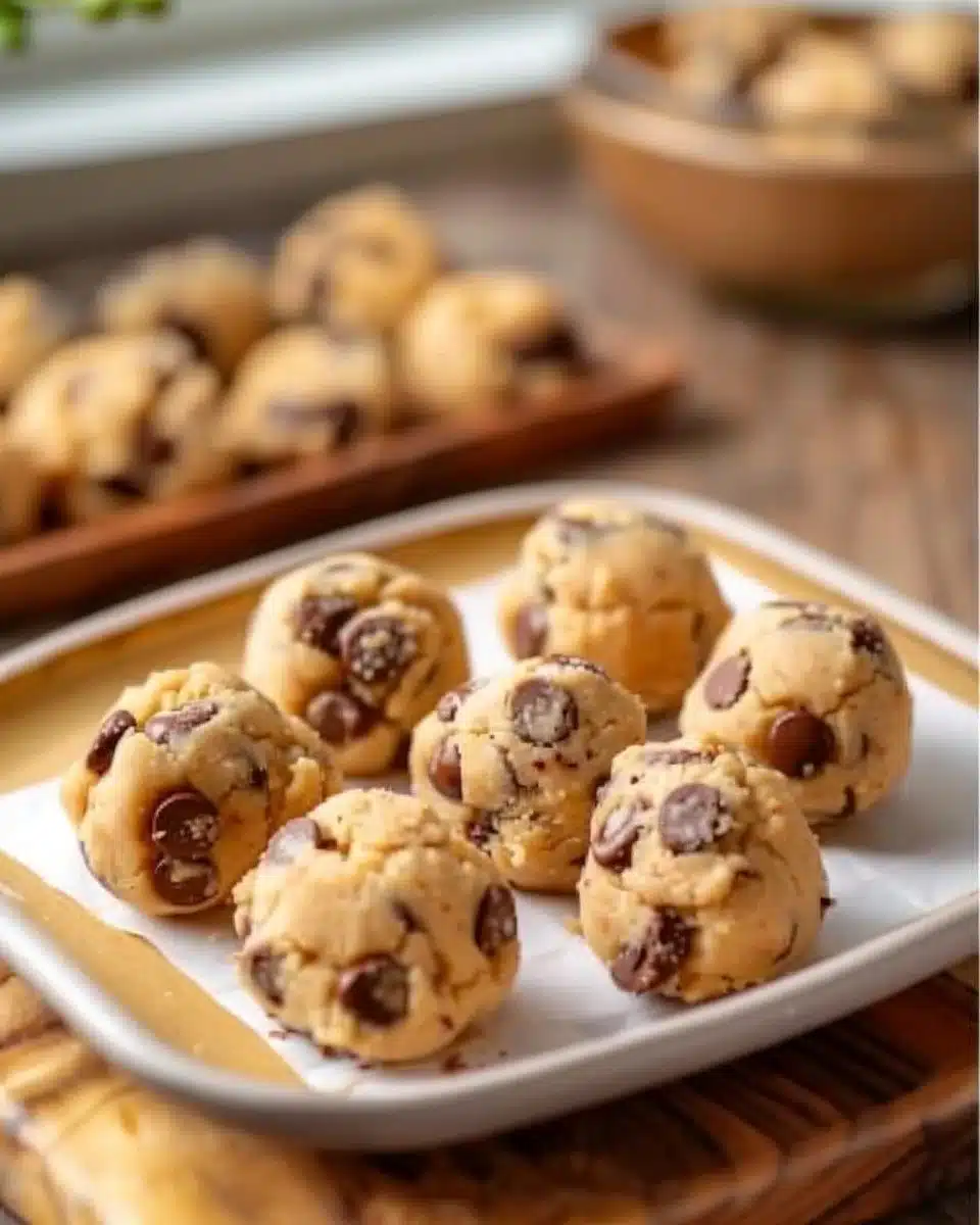 Keto Cookie Dough Fat Bombs