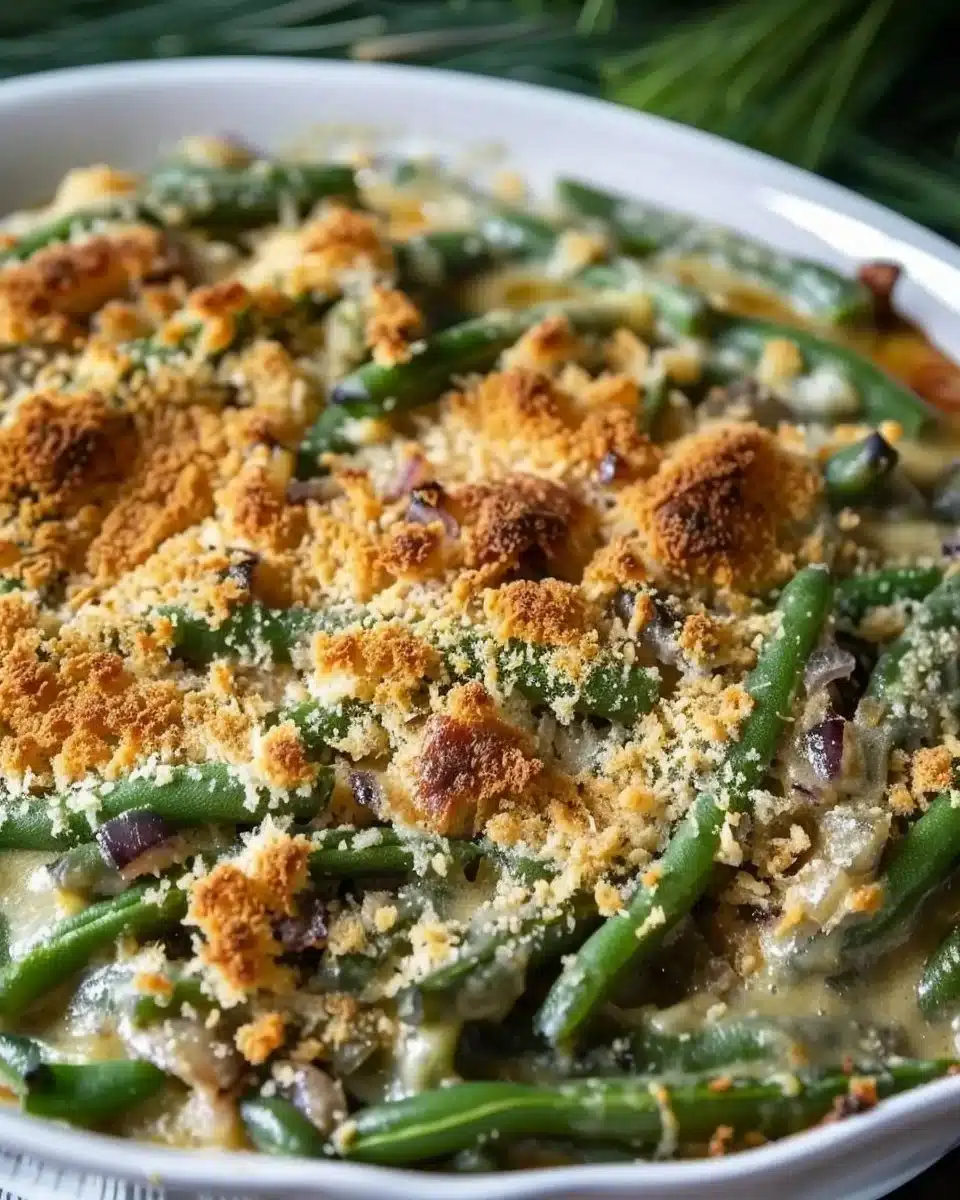 Keto Green Bean Casserole