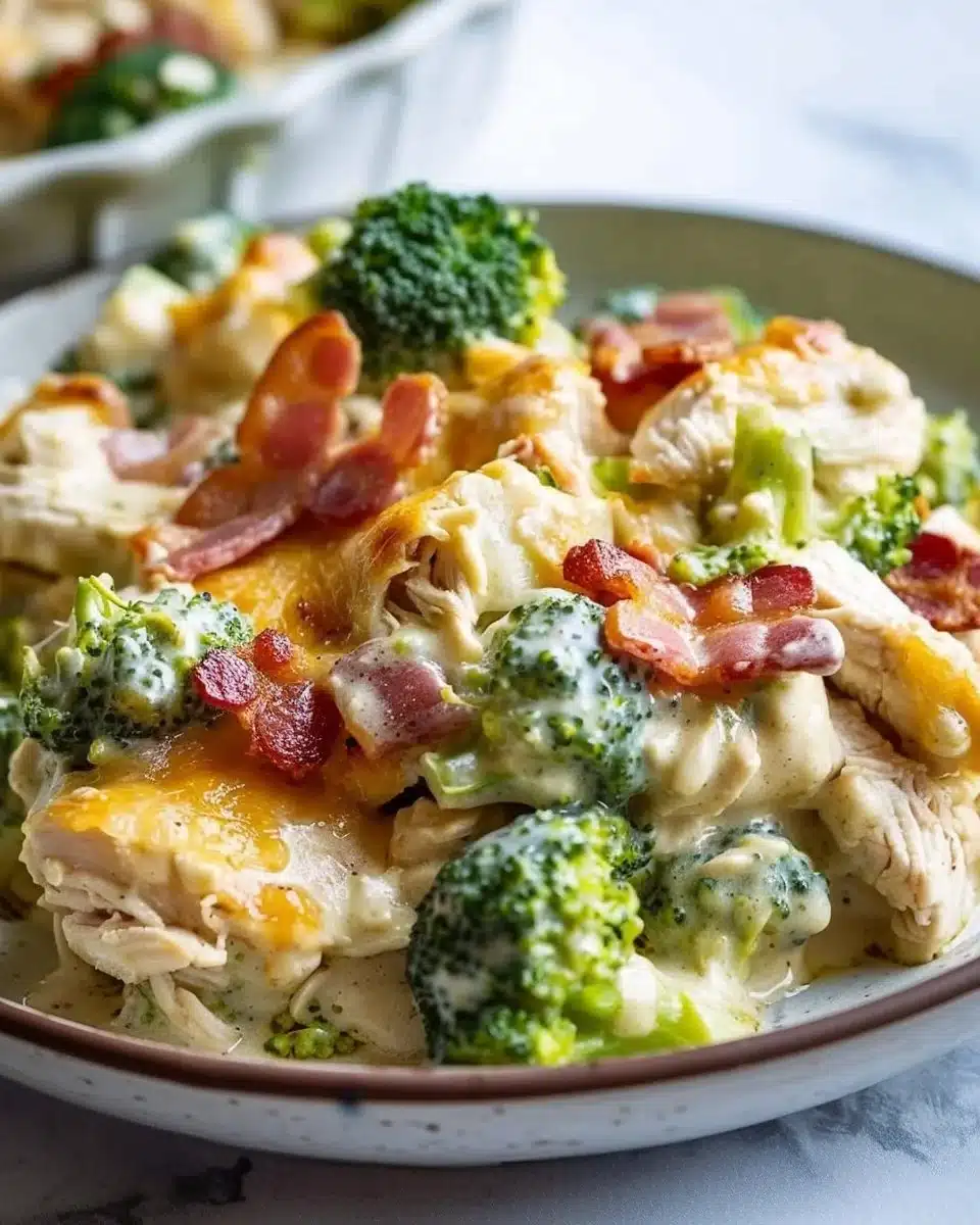 Low-Carb Chicken Broccoli Bake
