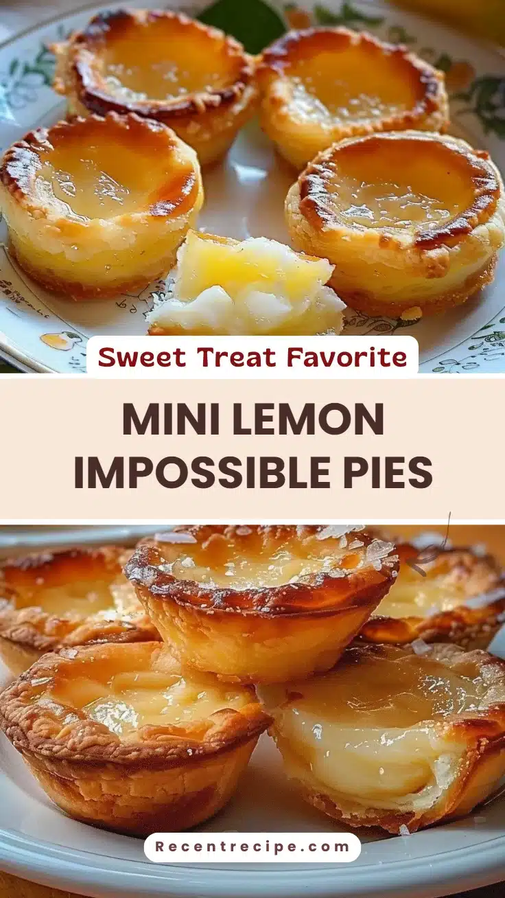 Mini Lemon Impossible Pies