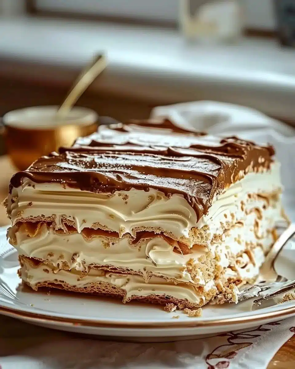 No-Bake Eclair Cake