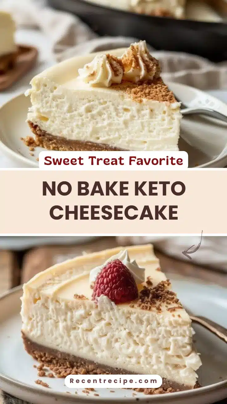 No Bake Keto Cheesecake