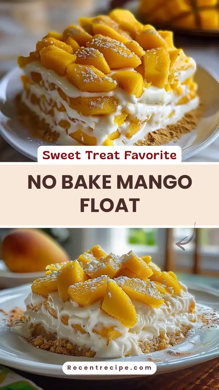 No Bake Mango Float