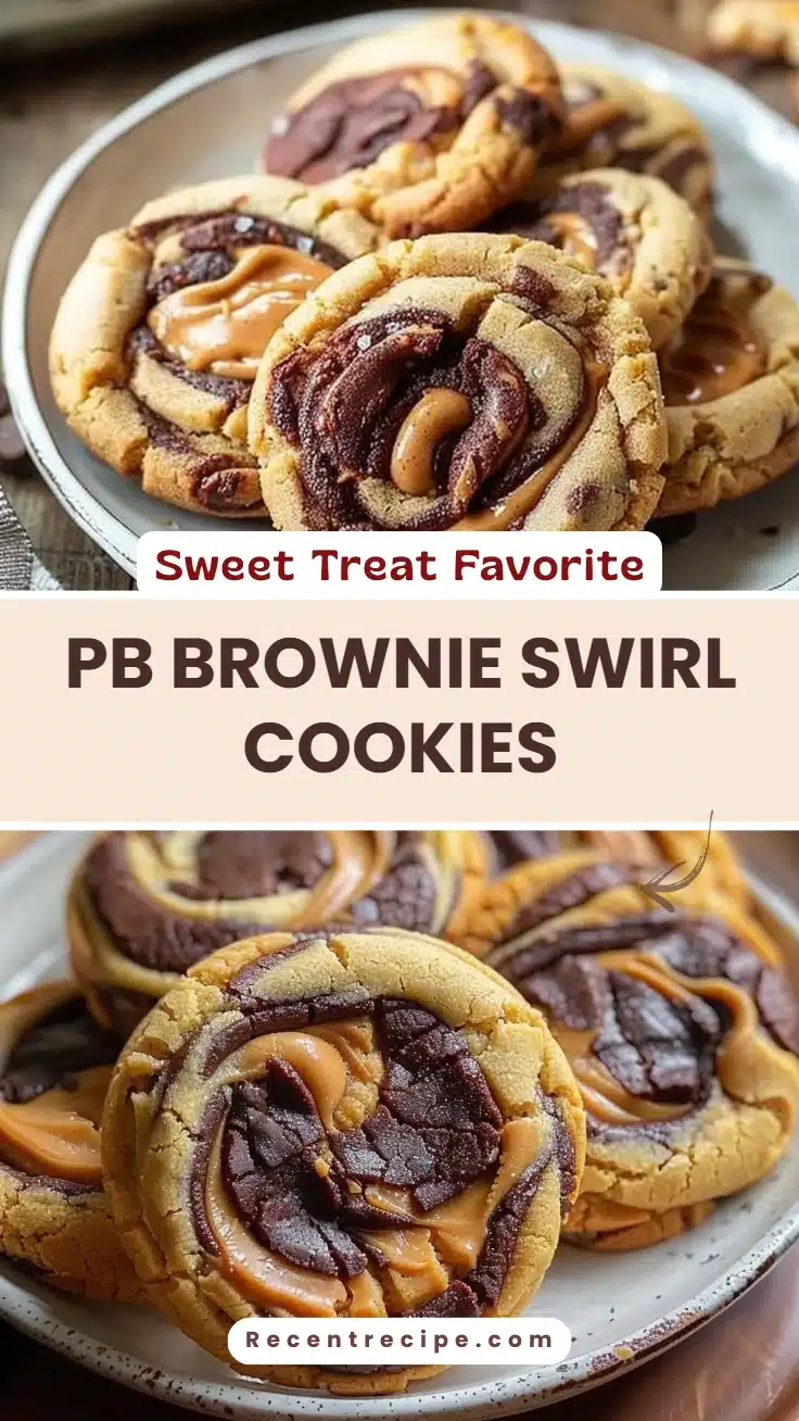 PB Brownie Swirl Cookies