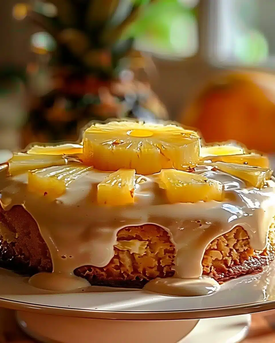 Juicy Pineapple Heaven Cake