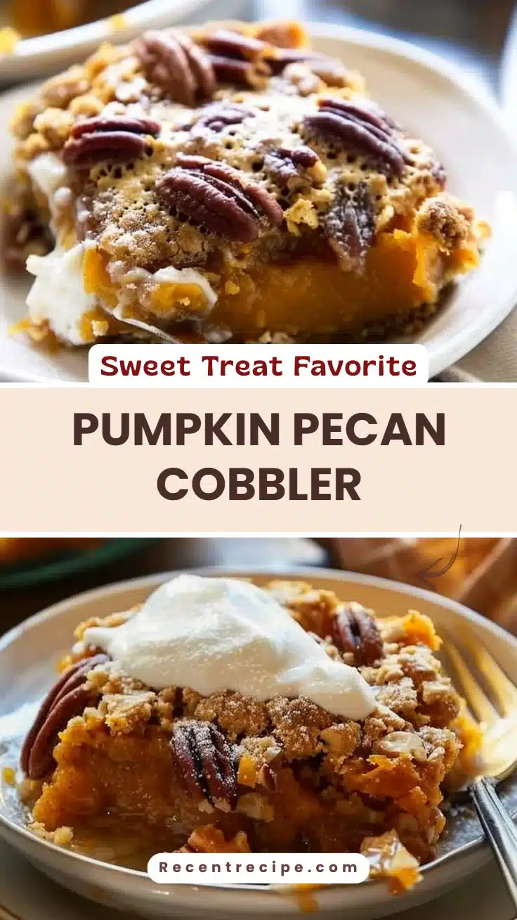 Pumpkin Pecan Cobbler