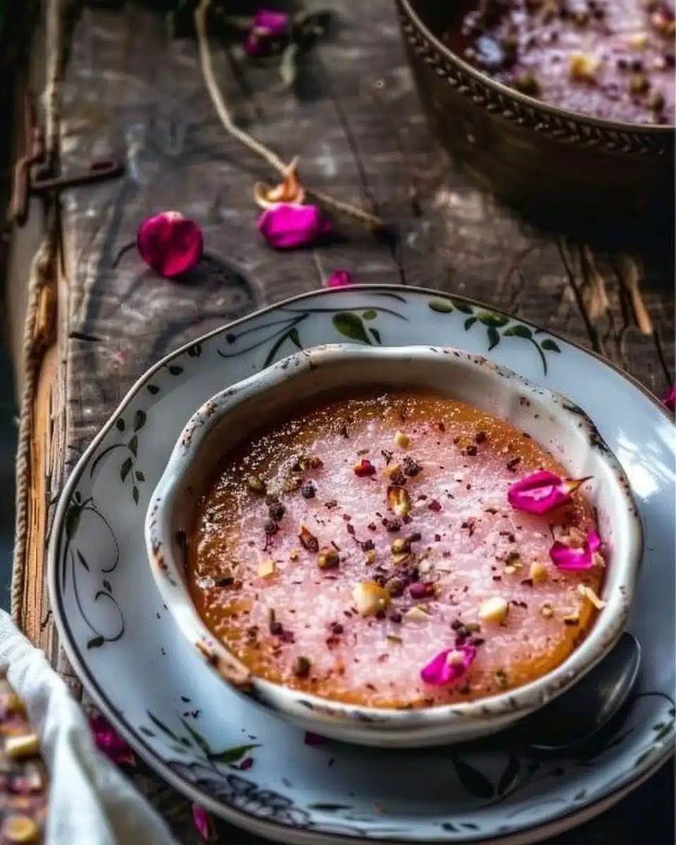 Delicious Rose Basundi Recipe
