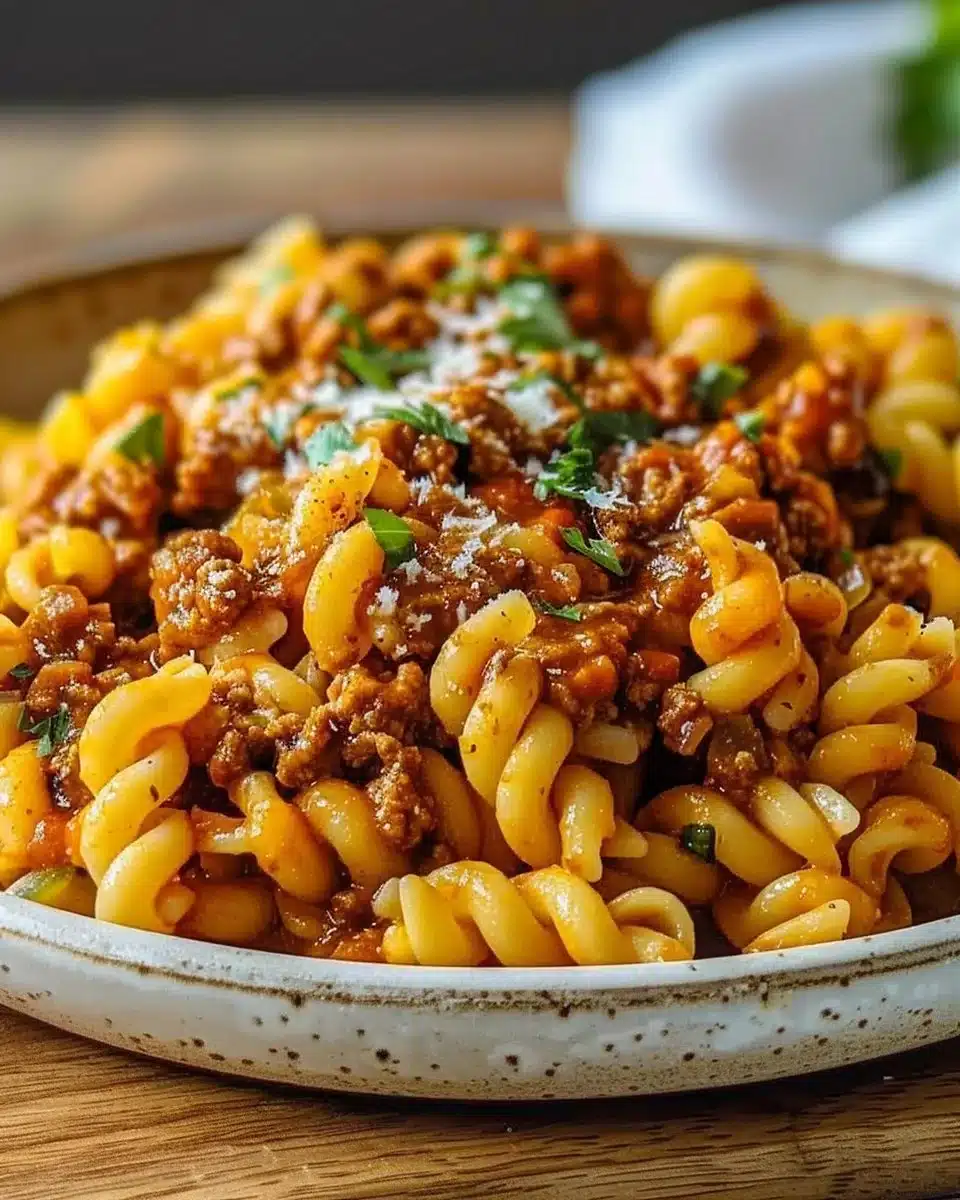 Sloppy Joe Pasta