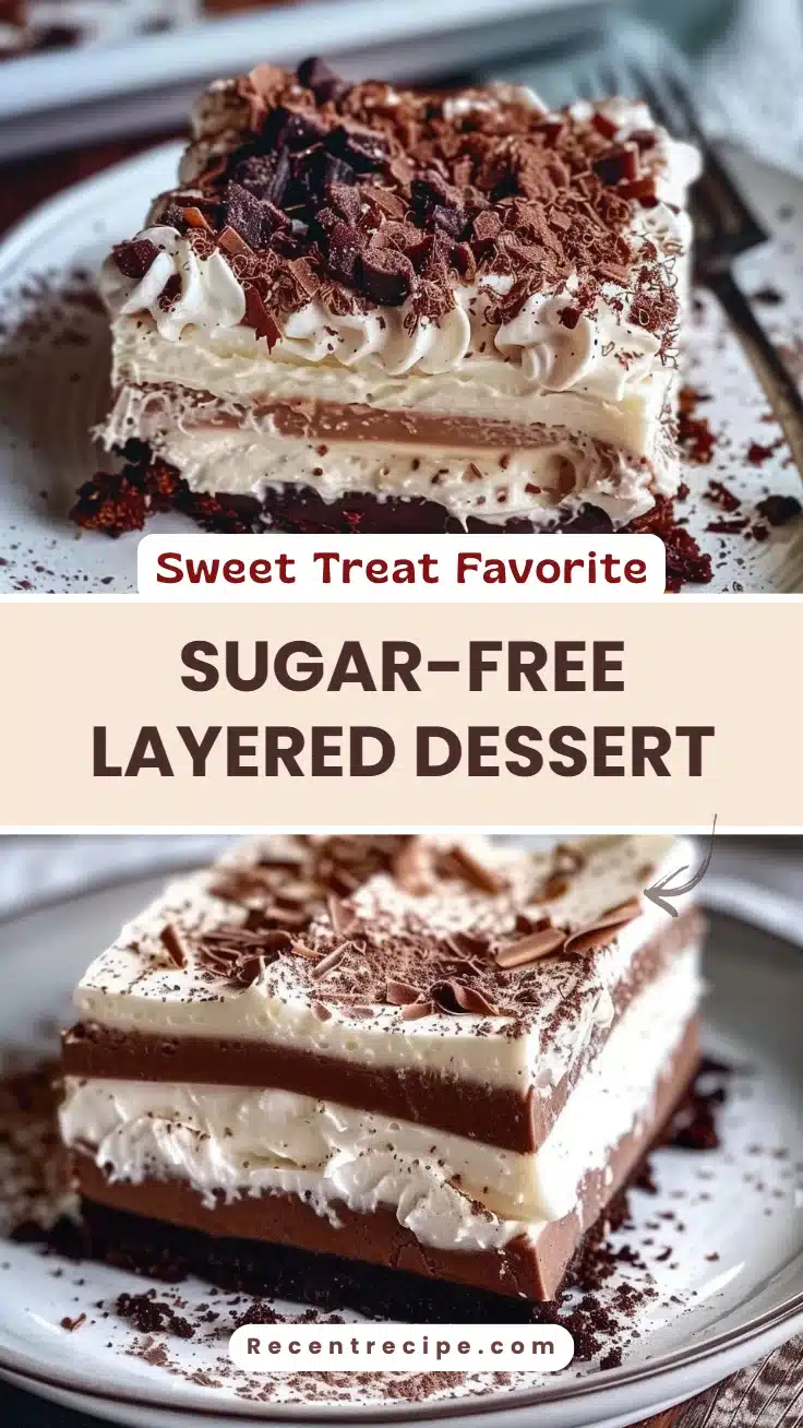 Sugar-Free Layered Dessert