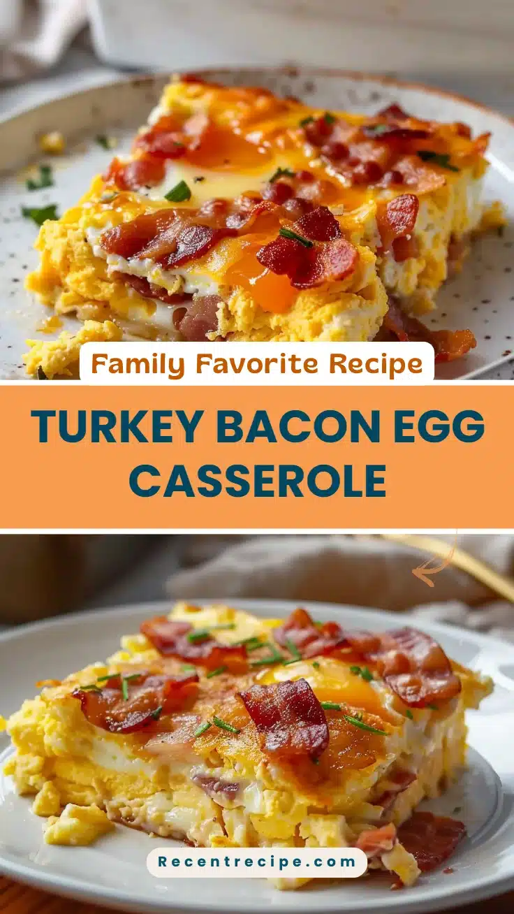 Turkey Bacon Egg Casserole