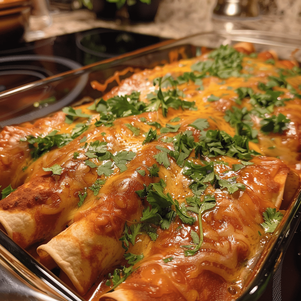 Making Most Flavorful Beef Enchiladas