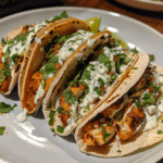 Mexican Fish Tacos With Zesty Lime Crema