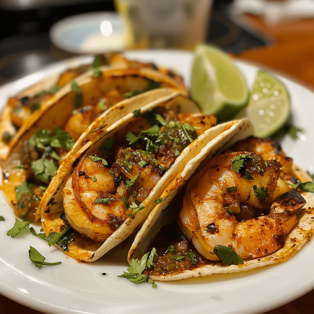 Cilantro Lime Shrimp Tacos Recipe