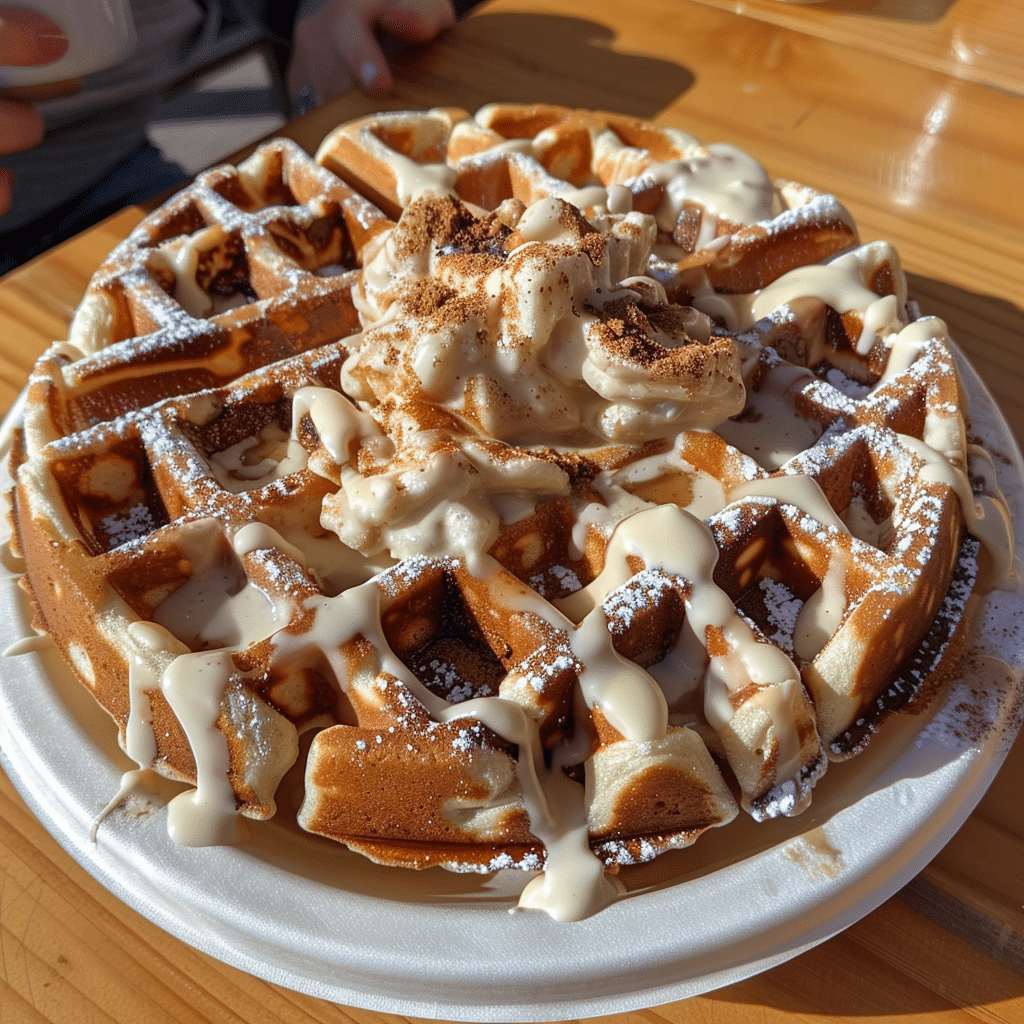 Cinnamon Roll Waffles: A Sweet Breakfast Twist
