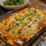 Queso Chicken Enchiladas Recipe: Baked Comfort with a Cheesy Twist