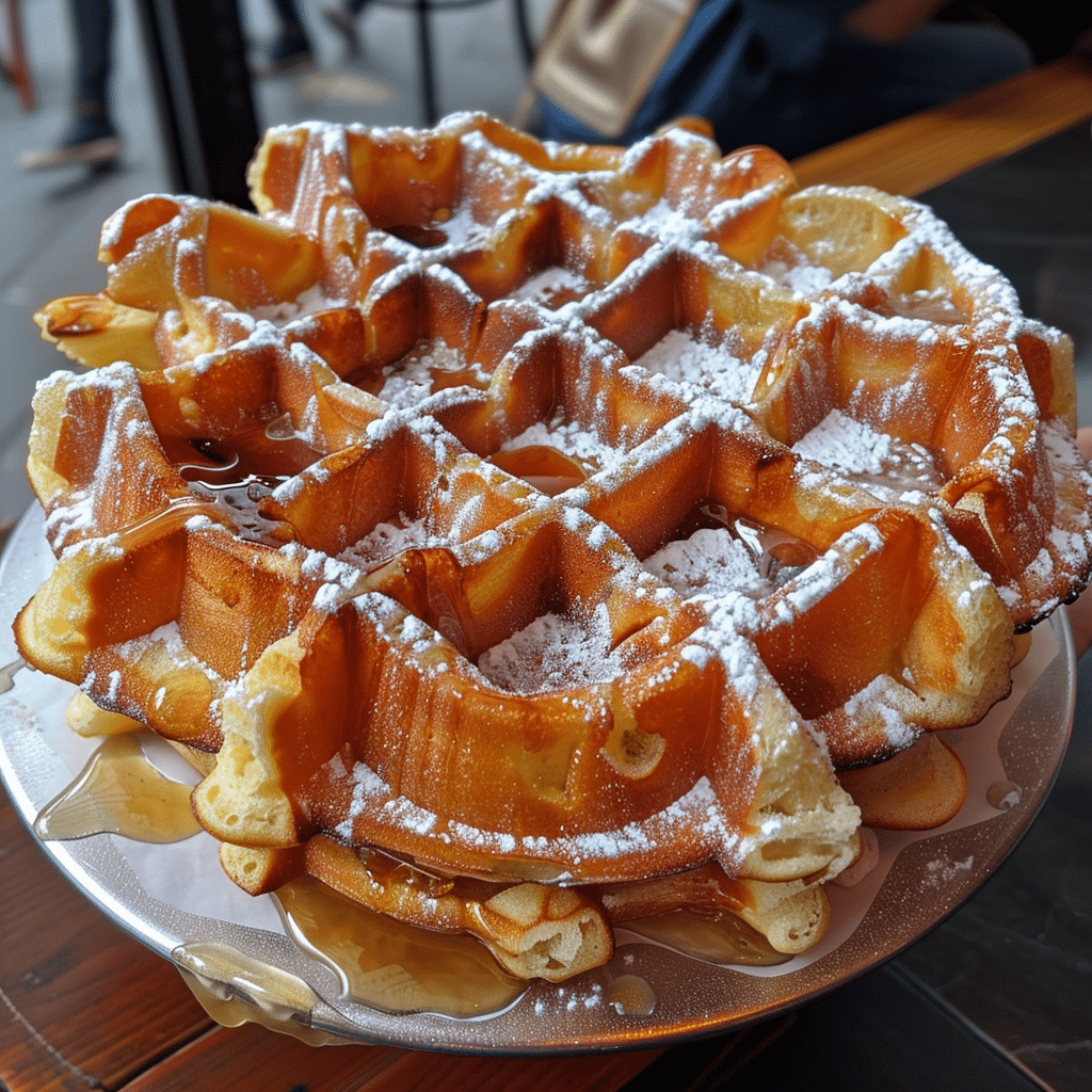 Luxurious Butter Gaufre Brioche with Pearl Sugar Crunch