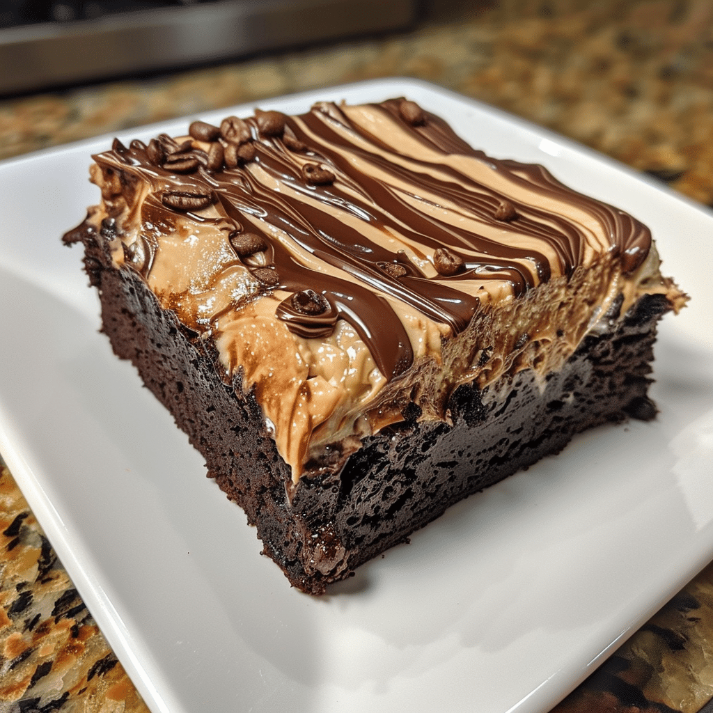 Frosted Coffee Brownies