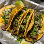 Crispy Beef Tacos with Traditional Hard Shell