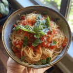 One Pot Angel Hair Pomodoro