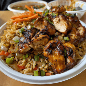 Caribbean Chicken Rice - A Tropical One-Pan Feast