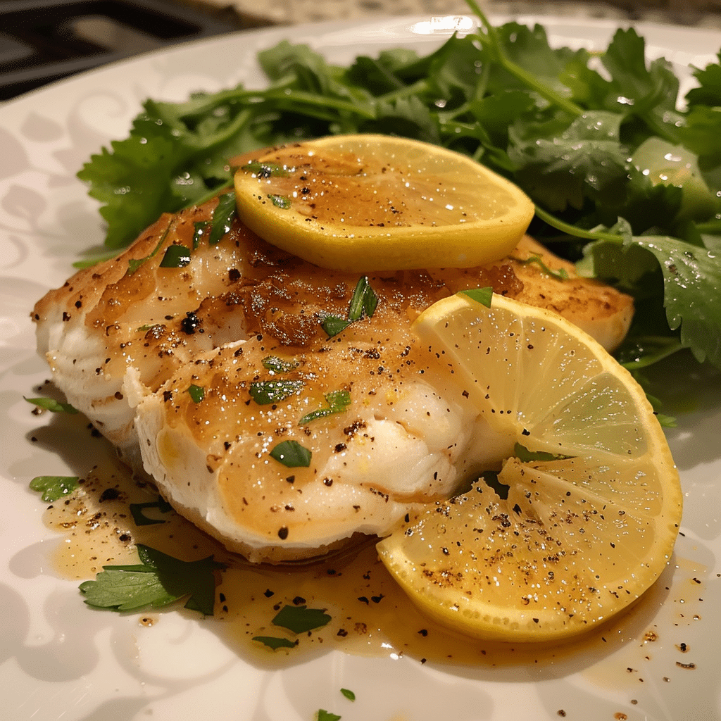 Fresh-Tasting White Fish Dinner with Lemon-Herb Infusion