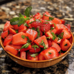Strawberry Watermelon Salad With Refreshing Honey and the Ultimate Hydration Bowl
